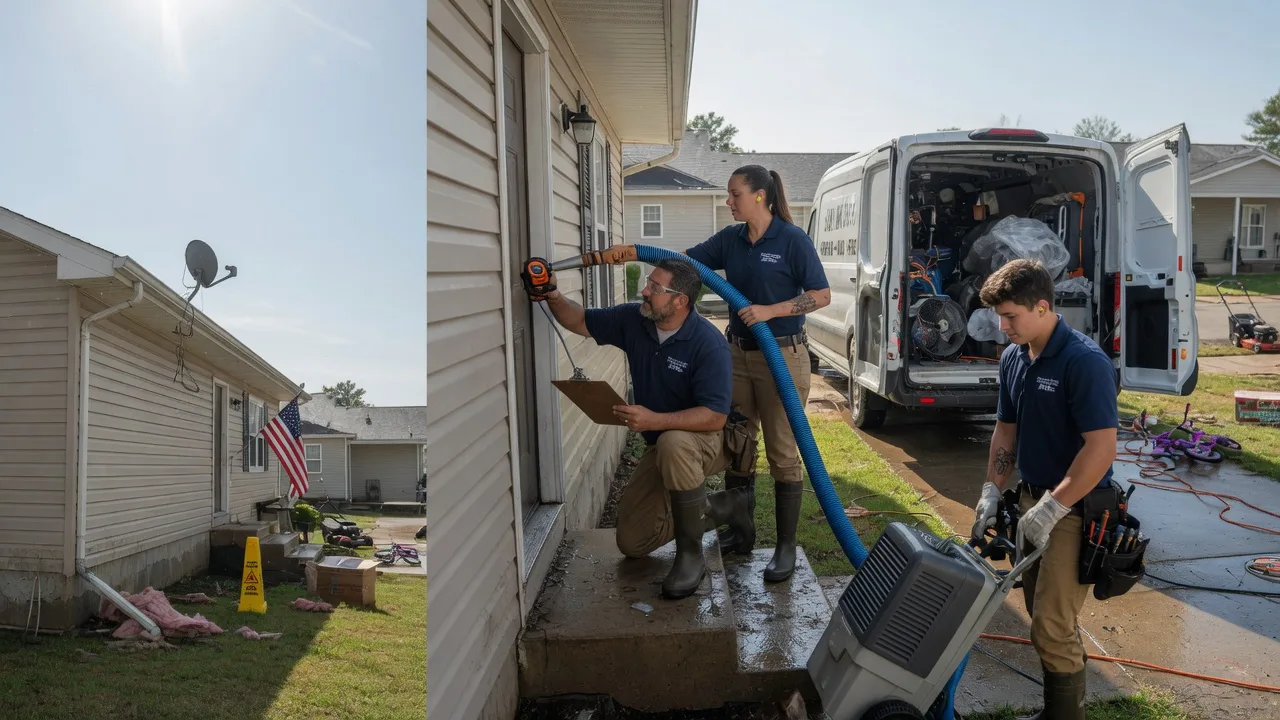 Ceiling Water Damage Restoration in Ellendale, ND near me